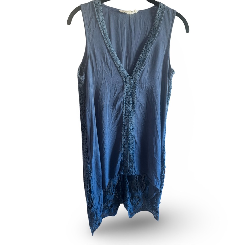 Lovestitch Navy Sleeveless Top